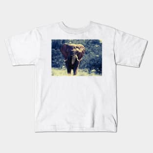 Elephant (Color Pop) Kids T-Shirt